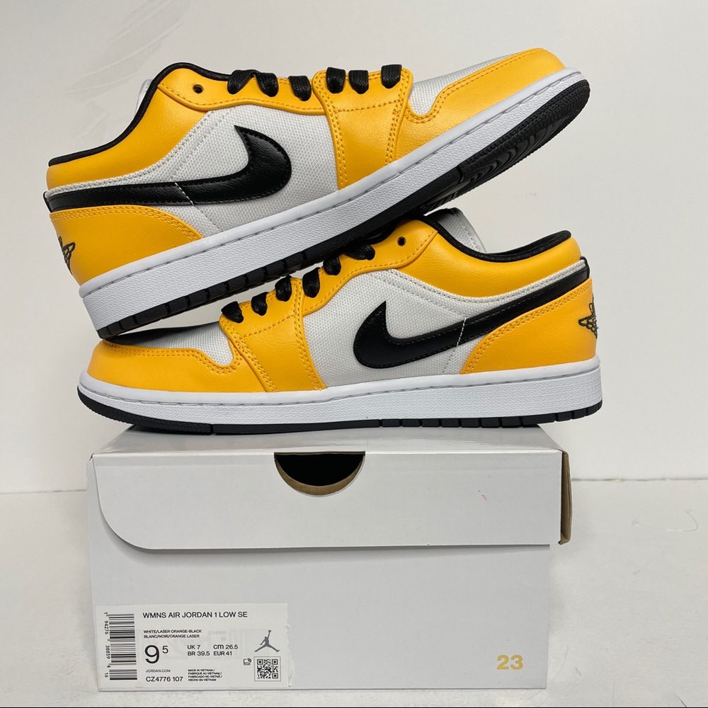Nike Air Jordan 1 Retro Low SE “Laser Orange” NEW - Picture 3 of 4